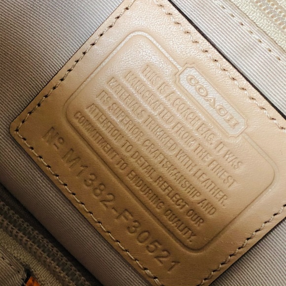 Pink and Orange Coach Purse - Picture 3 of 4